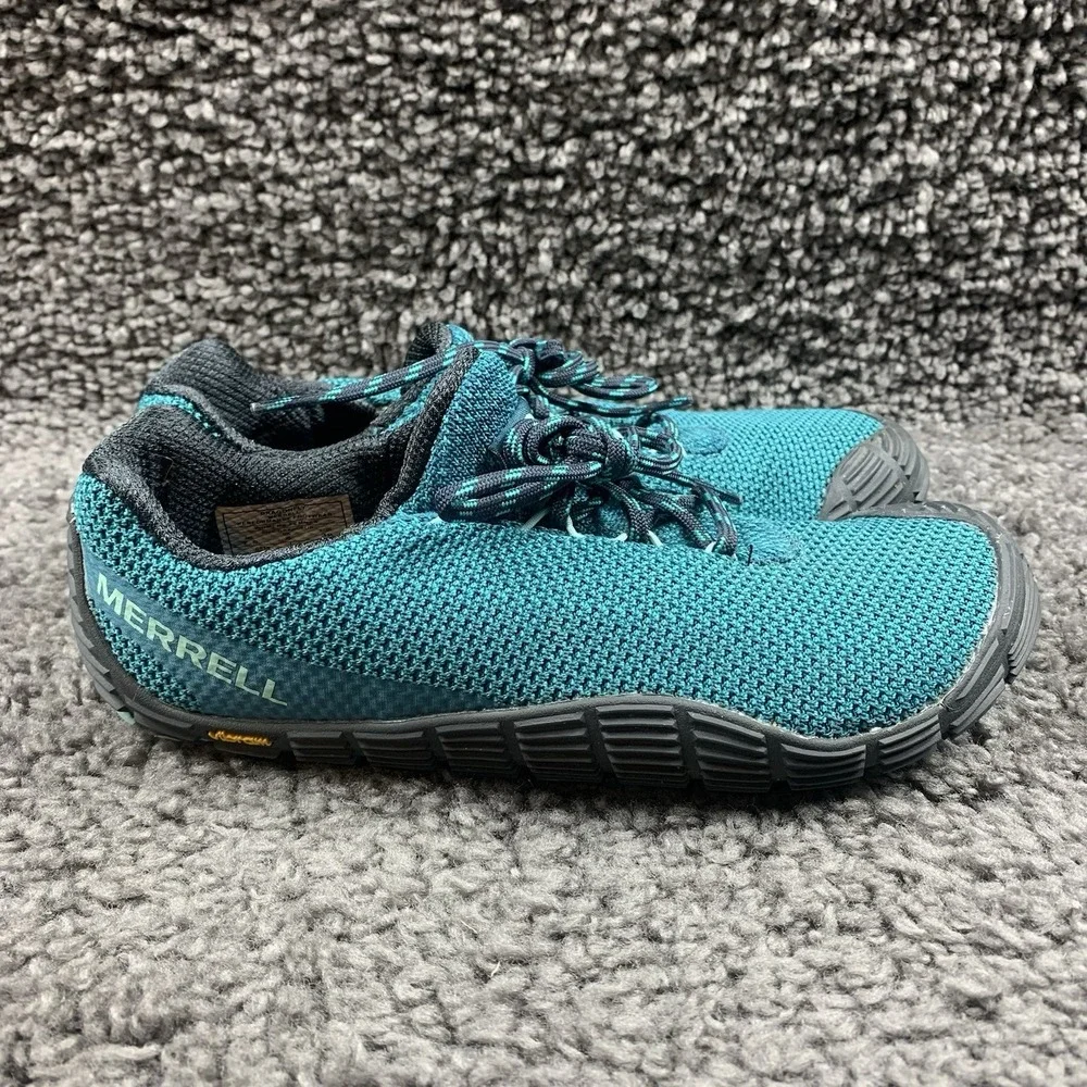 Merrell Dragonfly Turquoise Move Glove Trainers Sneakers Vibram Sole Women's 7.5
